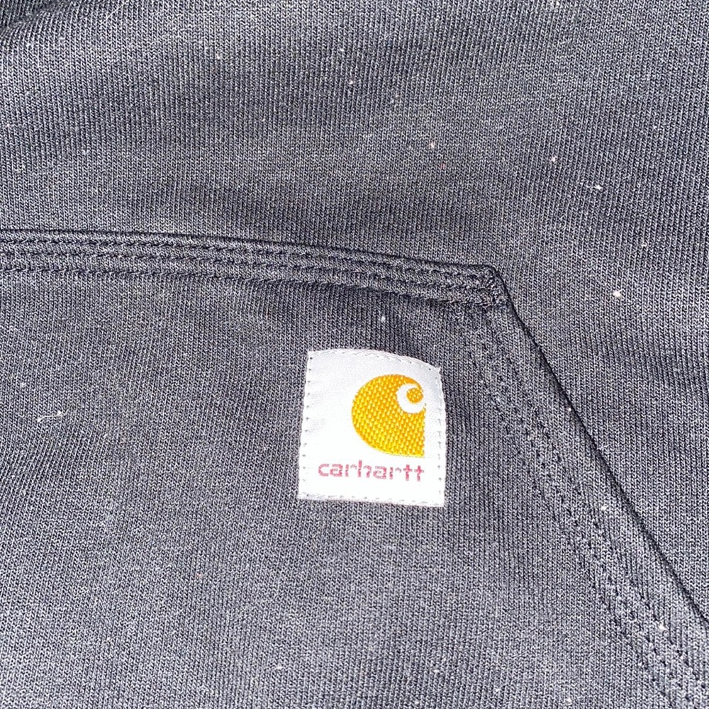 Carhartt Black Hoodie with Yellow Logo